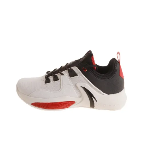 ANTA Swoosh 1,0 Дышащие Низкие Баскетбольные Кроссовки для Игры Мужские Черные Красные