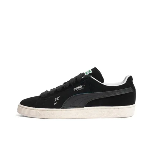PHANTACI X PUMA Suede Low Top Скейтборд Кроссовки Unisex Черный