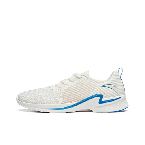 ANTA Hydrogen Run II Slip-resistant Abrasion-resistant Low-top Беговые кроссовки Мужские Коричневый Синий