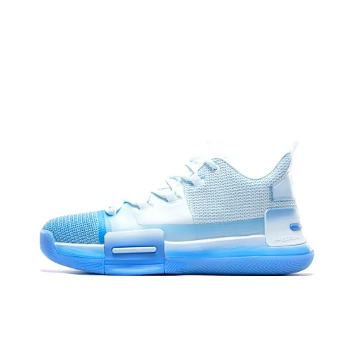 PEAK Вспышка Тайцзи SNOW PEAK Устойчивые к истиранию Низкие Баскетбольные Кроссовки для Игры Мужские Синие Белые