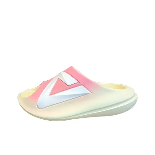 PEAK Very Small Fat Drag EVA Totem Slip-Ons Women's Pink Yellow PEAK Very Small Fat Drag EVA Тотем Слипоны Женские Розовый Желтый