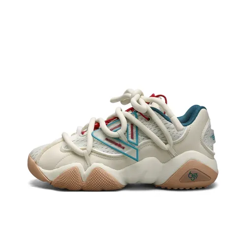 PEAK State Pole 6371 Амортизаторы Slip-resistant Abrasion-resistant Низкий топ Casual Женские Молочный нефрит