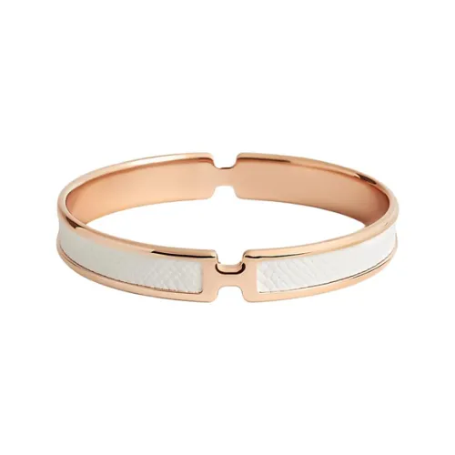 HERMES Телячья кожа покрытие розовым золотом браслеты женские золото