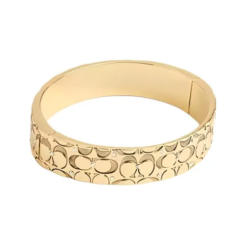 COACH Латунь с покрытием стекло браслеты женские золото