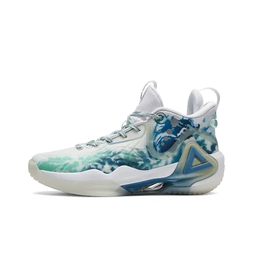 PEAK Sonic Boom 2,0 Дышащий Rebound Anti Slip And Износостойкий Низкий Топ Баскетбольные кроссовки Мужской Зеленый