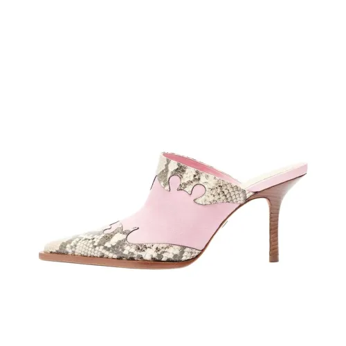 Schutz Домашние тапочки 9 см Женские Розовые