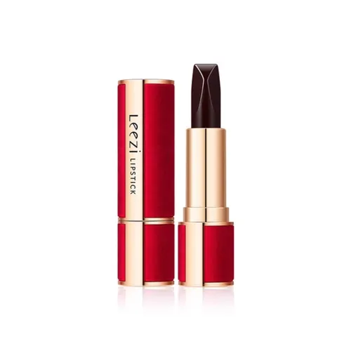 Leezi Черный Розовый Трехцветный Помады Мягкий Матовый Легко Смешивается Длинное Сохранение Нет ПЕРЕМЕЩЕНИЯ Цвет лица 3,8г