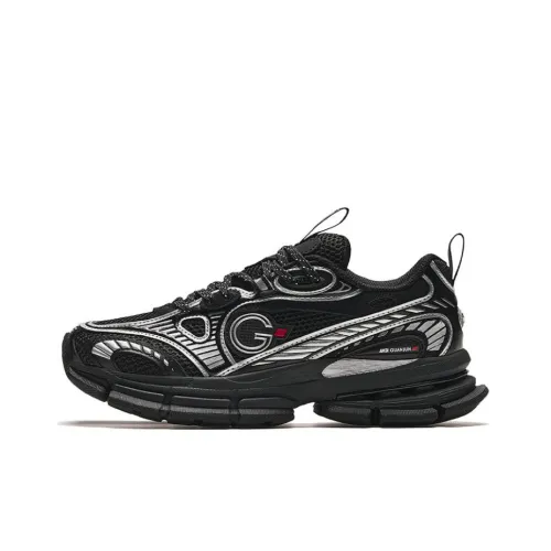 Anta Champion All Weather Series Беговые кроссовки Низкий верх Черный Женский