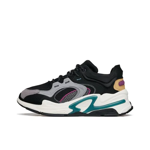 ANTA Millennium 3,0 Low Топ Casual Мужской Черный Серый Желтый