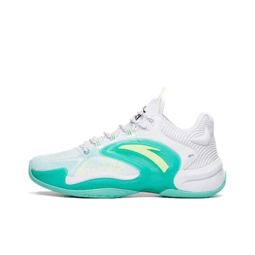 ANTA HEATWAVE Амортизация Устойчивость к скольжению Устойчивость к истиранию Низкий топ Баскетбольные кроссовки Мужской Зеленый