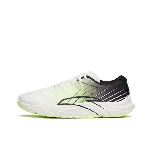 ANTA Asphalt Road Fighter 1,0 Износостойкие Дышащие Низкие Топ Беговые Кроссовки Мужские Белый Зеленый Черный