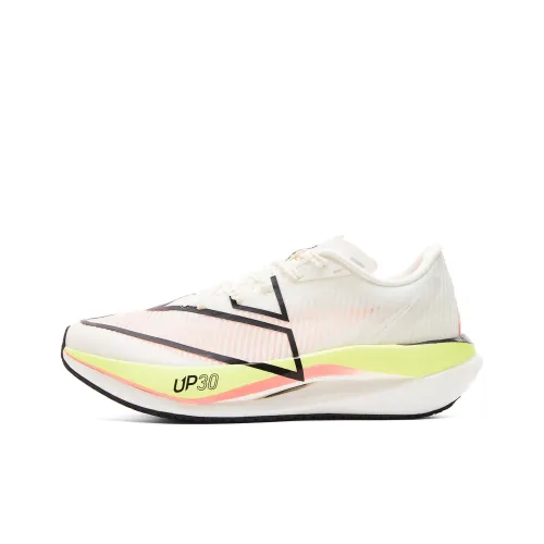 PEAK UP 30 3,0 Беговые кроссовки Низкий верх Super Light Белый Желтый Мужской