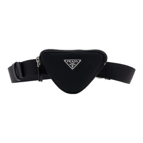 PRADA Nylon Coin Purse Women's Black