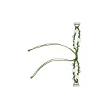 Лотос Pearl Green - Double Row Braided Cord Strap