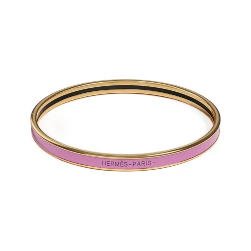 HERMES Uni Эмаль Браслеты Женские Розовый