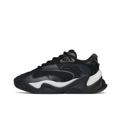 ANTA Импульс Нижняя Юбка Устойчивая к Износу Дышащая Низкая Топ Толстая Подошва Кроссовки Женские Черные