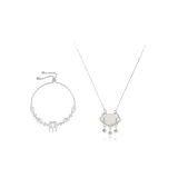 Мир и стойкость аромата, замок, браслет + ожерелье