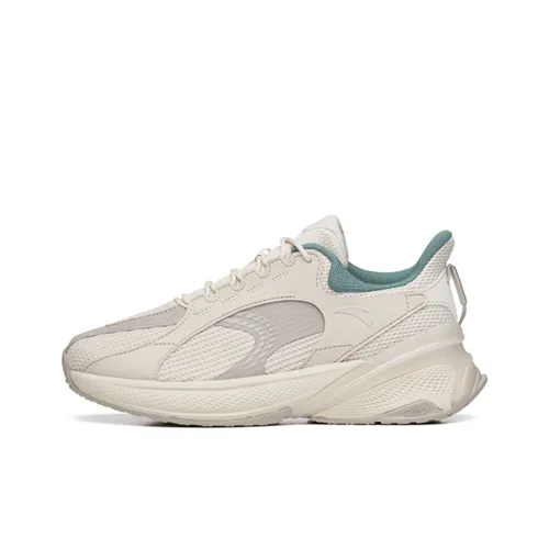 ANTA C37 Series Overwhelming Дышащий Низкий Топ Беговые кроссовки Женские Серый Зеленый