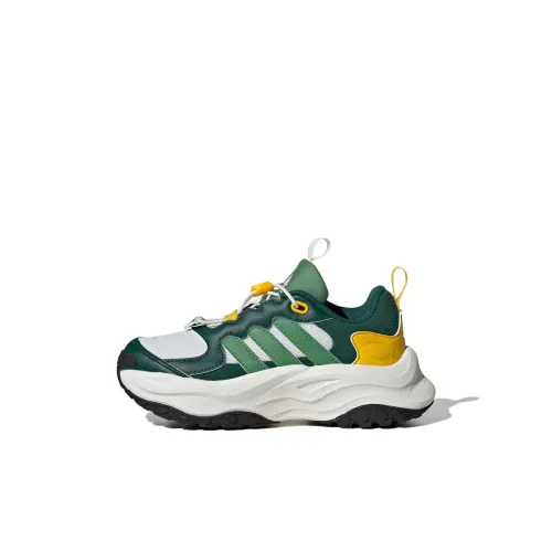 Adidas Maxxwavy Slip-resistant Abrasion-resistant Low Top Kids Lifestyle Shoes Green Kids Adidas Maxxwavy Противоскользящий Устойчивый к истиранию Низкий Топ Детские Лайфстайл Обувь Зеленый Детский