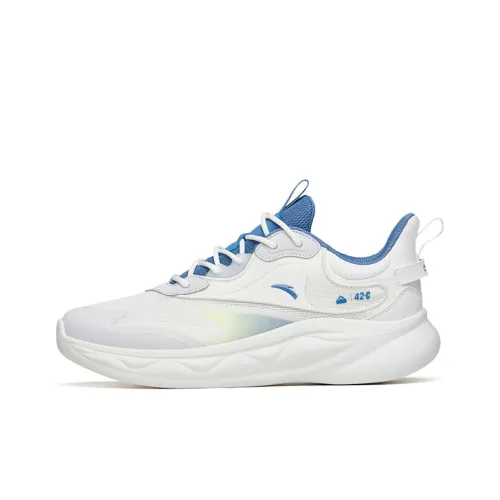 ANTA Mianbomb 2 Амортизирующие противоскользящие износостойкие дышащие низкий топ беговые кроссовки для мужчин белый и синий