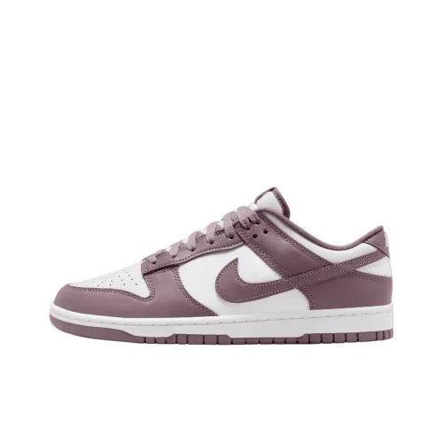 Nike Dunk Low Топ Скейтборд Кроссовки Унисекс Белый Фиолетовый