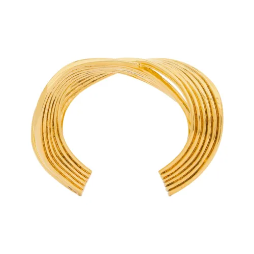 SAINT LAURENT Латунные браслеты, золотые, женские