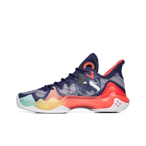 ANTA Shock Wave 4 Баскетбольные кроссовки Низкий Топ Мужской