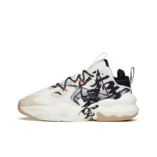 ANTA Bastard WEIFENG Флисовая подкладка устойчивая к истиранию дышащая низкий топ спортивная повседневная обувь мужская белый черный серый