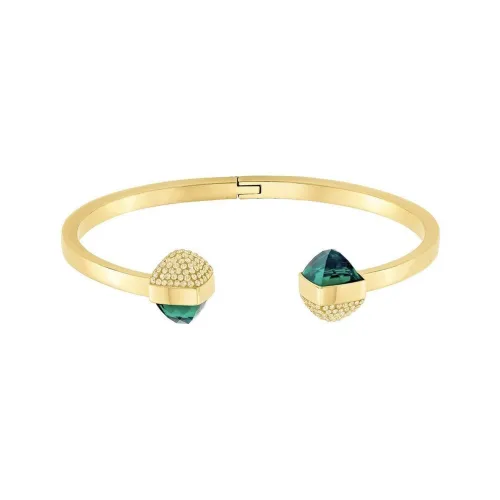 Swarovski Glance Alloy Bangles Women's Green