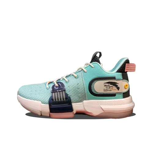 ANTA Craze 2 Амортизирующие подошва Устойчивая к истиранию Дышащий MID Баскетбольные кроссовки Мужской Синий South