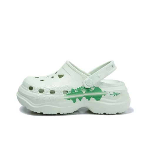 PEAK Pole Hole Shoes Сабо Женские Ярко-зеленый Лист Зеленый
