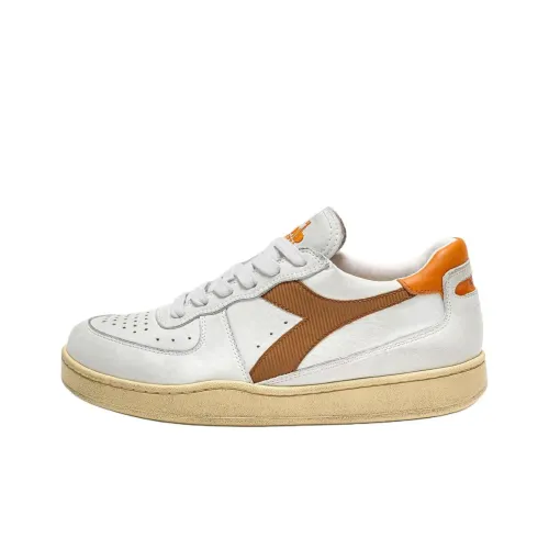 Diadora Heritage Скейтборд Кроссовки Низкие Белые Оранжевые Унисекс