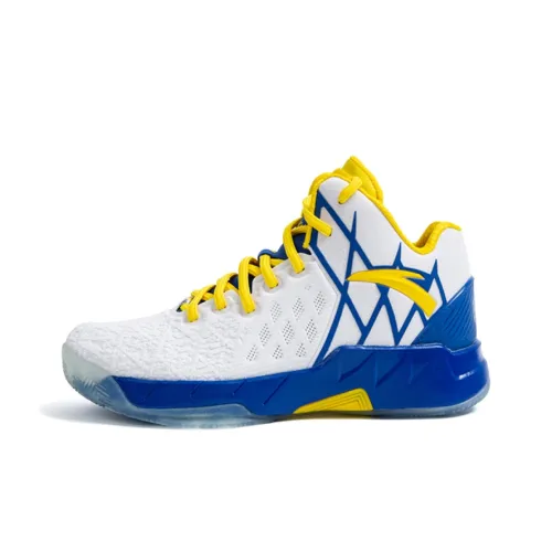 ANTA KT1 Pro Устойчивый к истиранию Дышащий MID Баскетбольные кроссовки Мужские Белый Синий