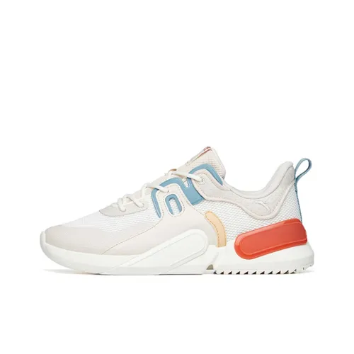 ANTA Rubik's Cube Амортизаторы Устойчивый к истиранию Низкий Топ Повседневный Мужской Серый Белый