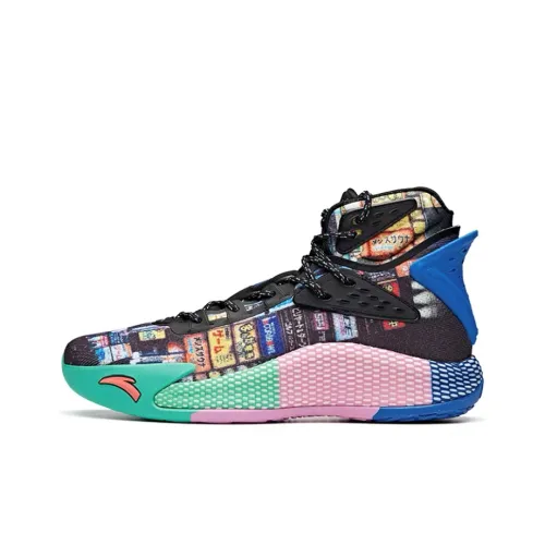 ANTA KT5 High Топ Баскетбольные кроссовки Мужской Черный