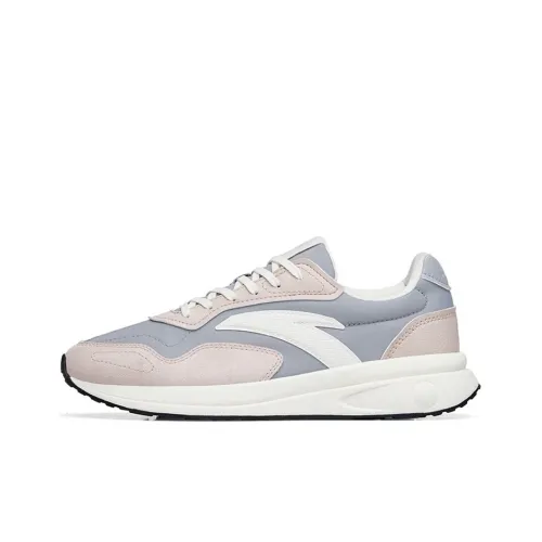 ANTA Наследие Устойчивый к истиранию Низкий Топ Спортивная Повседневная Обувь Женская Серый