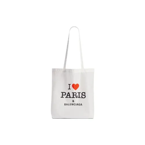 Balenciaga Нейлоновая сумка-тоут сумка для покупок сумка через плечо сумка среднего размера женская белая и черно-красная