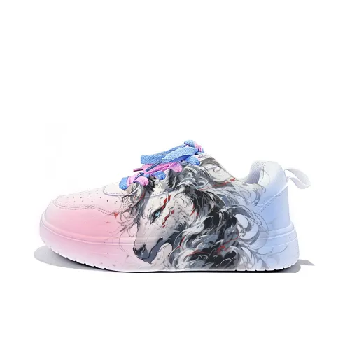 Cold Cicadas Yesterday Низкие кроссовки для скейтбординга унисекс белые розовые синие