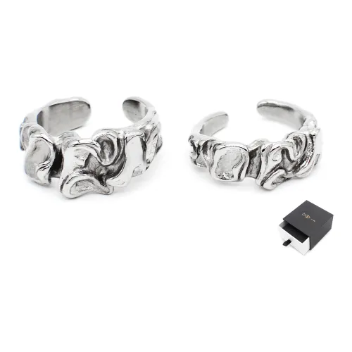 DAP Нержавеющая сталь Кольца Серебряный Унисекс