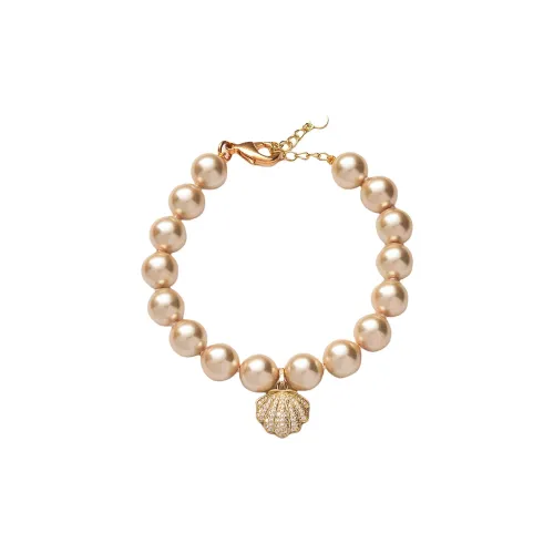 Sanpowa Copper Artificial Pearl Bracelets Women's