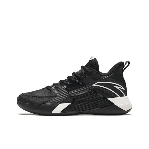 ANTA Speedy 3 Устойчивый к истиранию Дышащий MID Баскетбольные кроссовки Мужской Черный