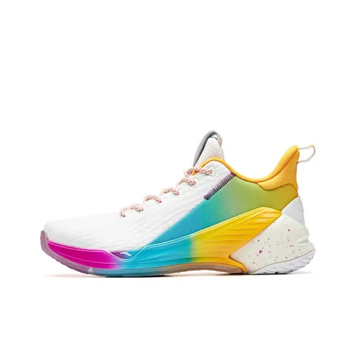 ANTA KT4 KT Баскетбольные кроссовки для игры Мужской Желтый Синий Фиолетовый