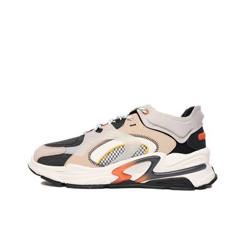 ANTA Millennium 3,0 Slip Устойчивый к истиранию Низкий Топ Спортивная повседневная обувь Мужская Черный Белый Серый