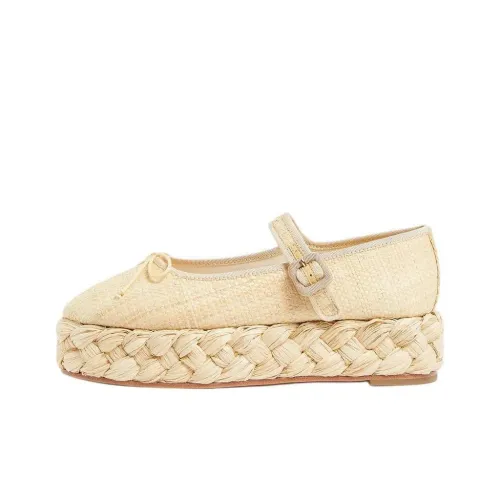 Loeffler Randall Туфли Мэри Джейн Бежевые Женские