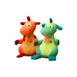 Пара красных и зеленых драконов подвеска