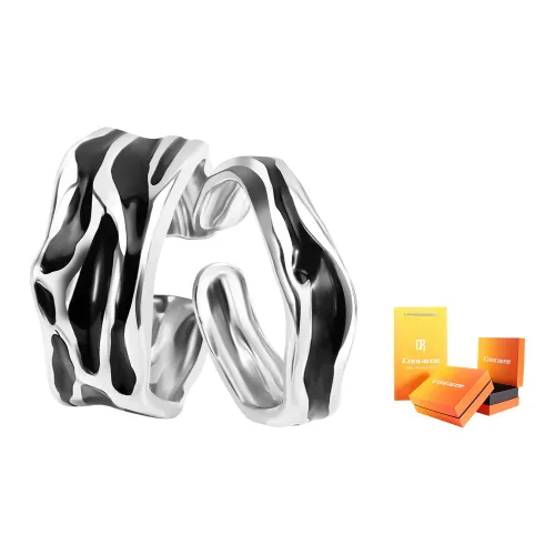 Cooraree Кольца из титановой стали унисекс