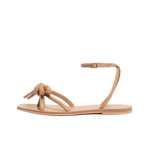 Loeffler Randall Henriette Dune One Strap Sandals Women's Beige