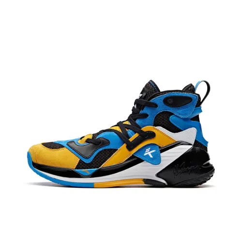 ANTA KT4 Klay Thompson High Топ Баскетбольные кроссовки для игры Мужской Синий черный Воздействие Edition