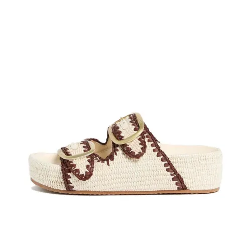 Loeffler Randall Слипоны 4CM Женские Молочно-белые