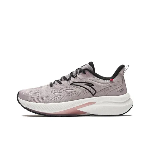 ANTA Rocket 5,0 Амортизирующие беговые кроссовки Slip-on для бега Женские Серый Черный